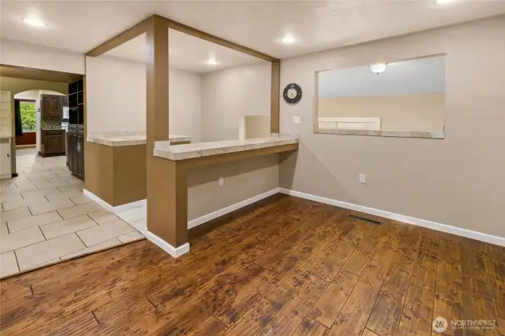 Another view of the versatile flex space.