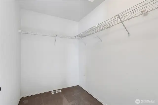 Primary walk-in closet