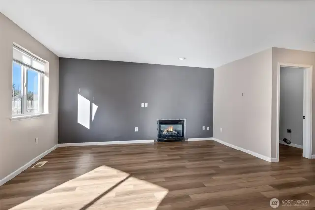 Living Room with fireplace.