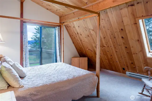 Upper level primary bedroom