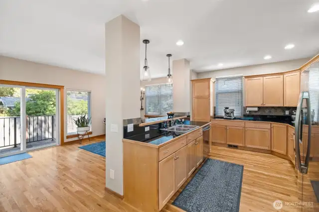 Easy access to the backyard.