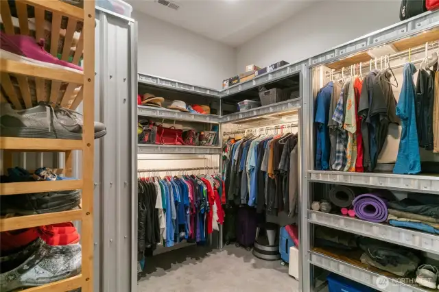Primary Bedroom Large Walk-in Closet
