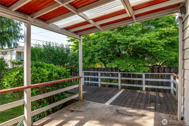 Covered Deck