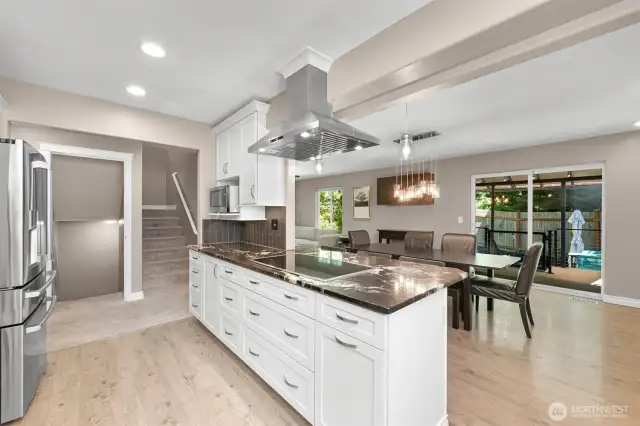 Completely renovated kitchen