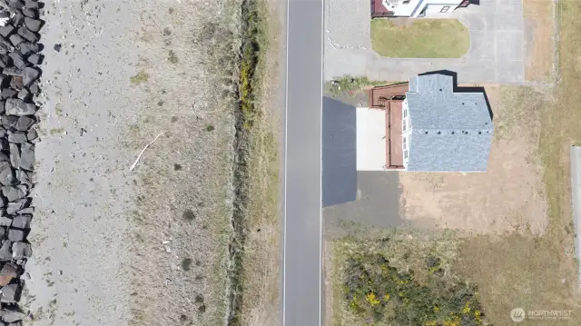 There is also plenty of space on the parcel to create your yard and landscape as you desire.