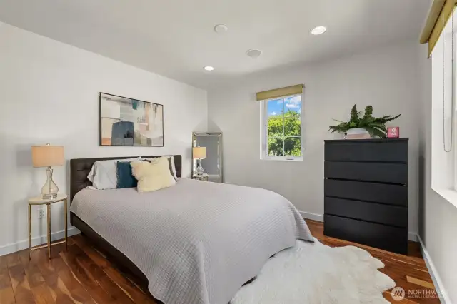 Guest bedroom on upper level