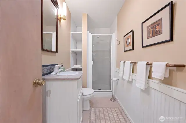 Bathroom in basement