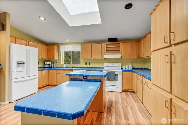 Plenty of storage and space in this kitchen