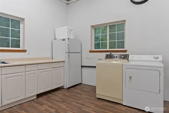 Kitchen right off ballroom