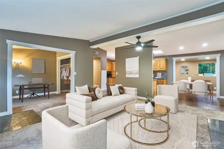 Living room dining room.