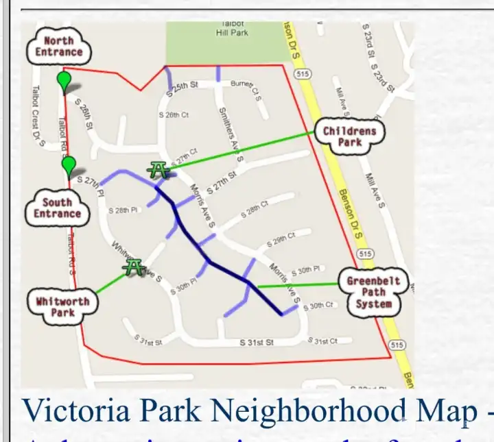 Victoria Park HOA has a wonderful park.