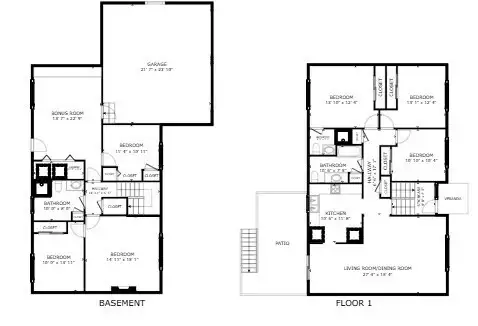 Look at these spacious rooms! This home has the space you need!