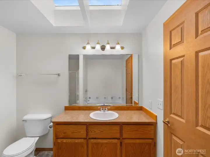 Primary Bath with separate shower and tub