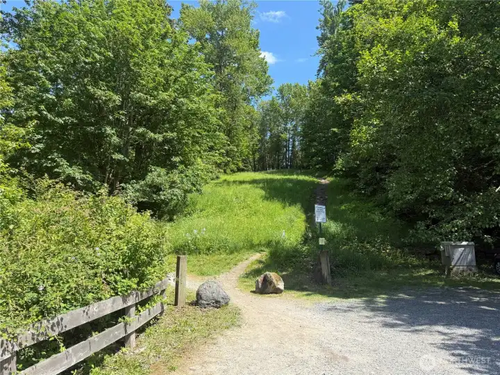 Park Trail Access across the street