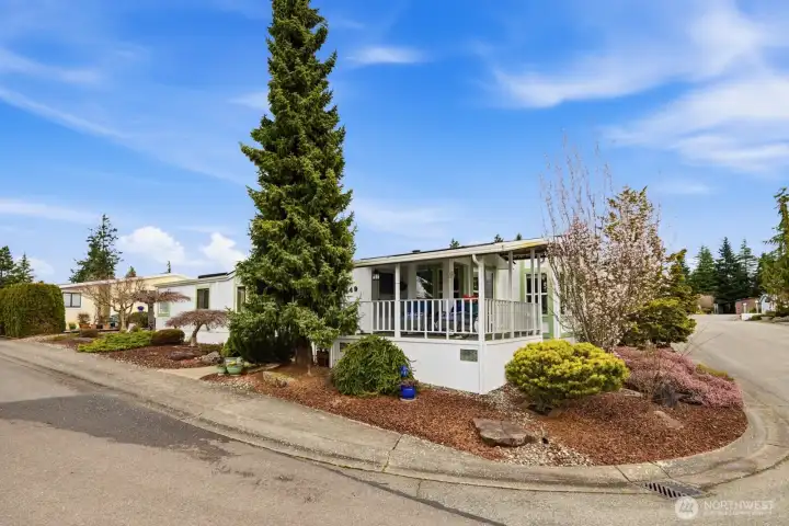 Incredible corner lot location