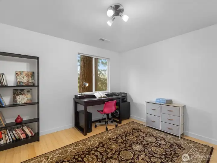 Bedroom #4 This is a complete bedroom with closet. Currently used as an office.