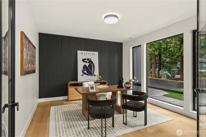 First Office on Main Level