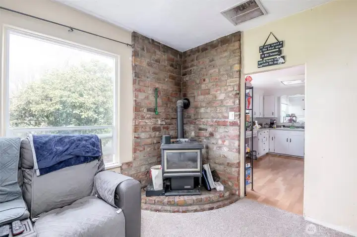 Gas fireplace has never worked.