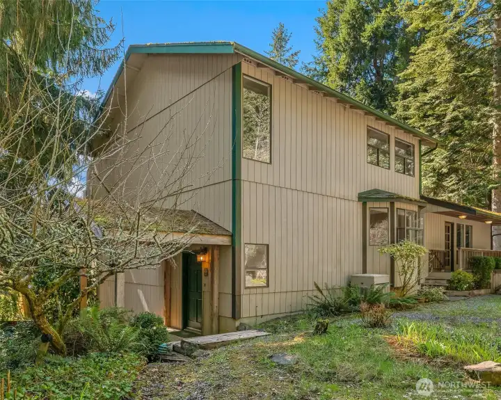 Back yard angle of house