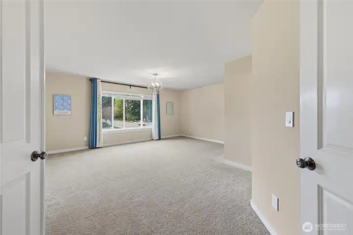 Large primary bedroom upstairs