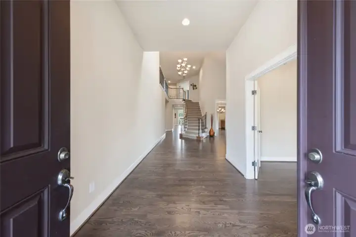 Entry from front door