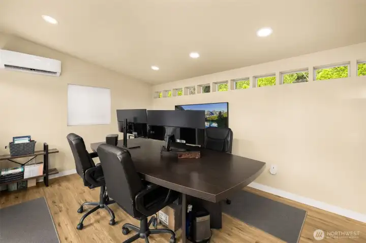 Detached office/flex space #1. Fully equipped with power, heating and cooling.