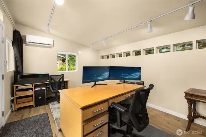 Detached office/flex space #2. Fully equipped with power, heating and cooling.