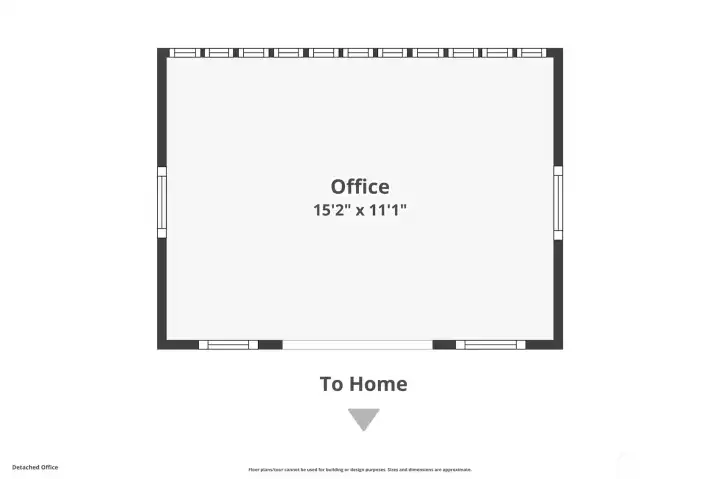 Office Floorplan.  Both Offices have identical footprints.