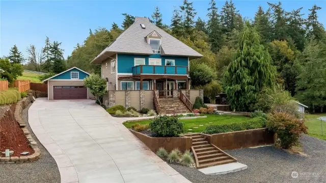 You just have to come and see for yourself all the intricate details of this home!  The railings leading you up the entrance stairs were handmade by J. Thorne, a local artist.