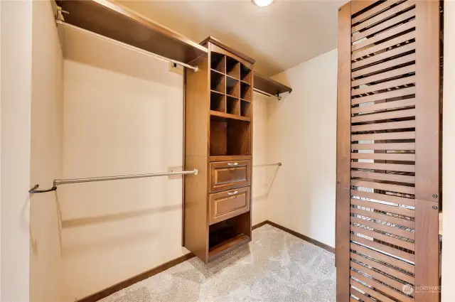 Lots of closet space in the primary bedroom!