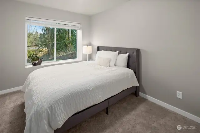 Lower level guest bedroom