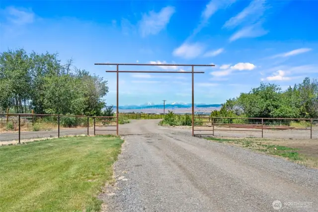 Stuart Mountain Range as you depart your new home - your new life.