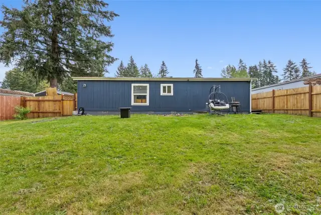 One of the Largest Backyards You'll Find in a Setting Like This!