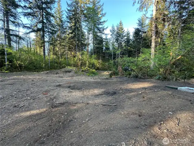 Additional view of building site.