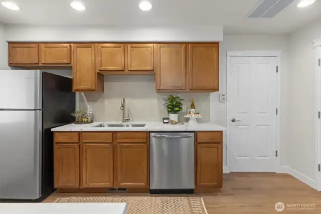 Kitchen (Door leads to garage)