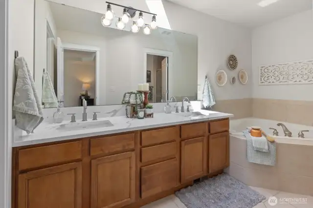 Primary Bathroom w/ skylight