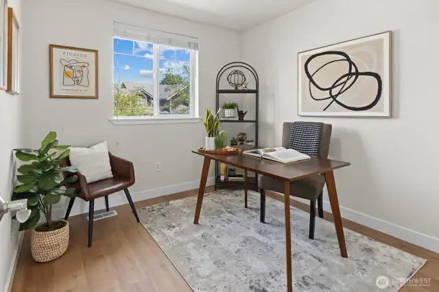 3rd Bedroom (staged as an office)