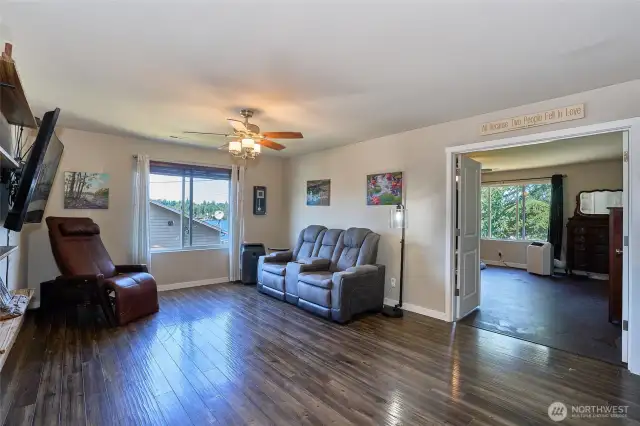 Perfect area for watching movie or family time