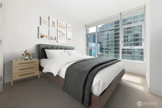 Primary Bedroom-virtually staged**