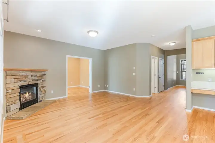 Family Room with Gas Fireplace