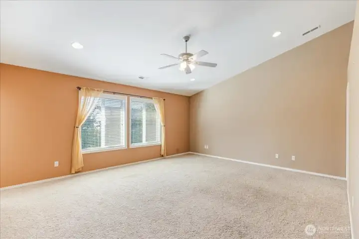 Primary Bedroom - High Ceilings