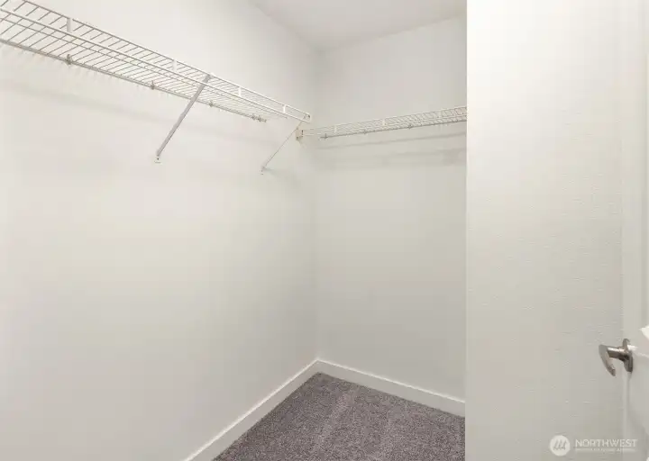 Primary walk in closet