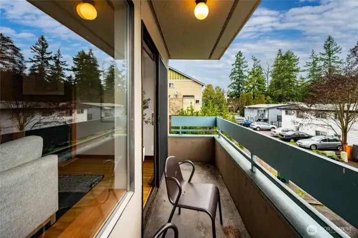 Enjoy your private balcony in a peaceful setting