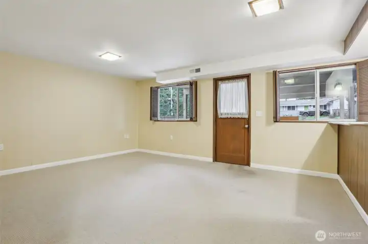 Separate entrance on lower level.