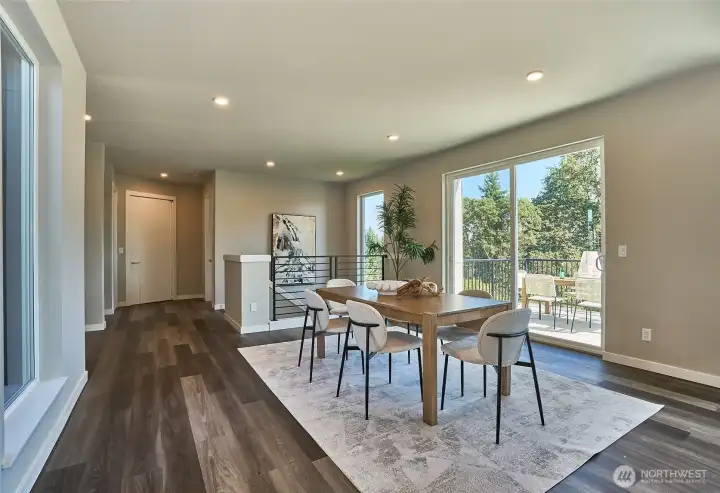 This photo is of the model home.