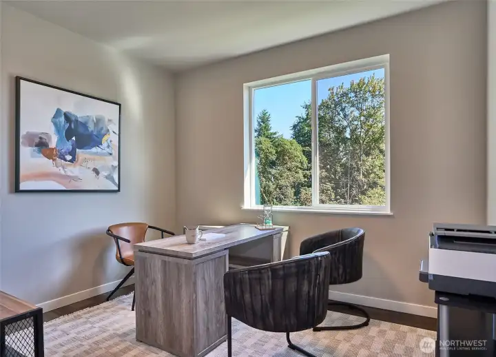 This photo is of the model home.