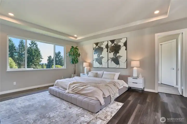 This photo is of the model home.