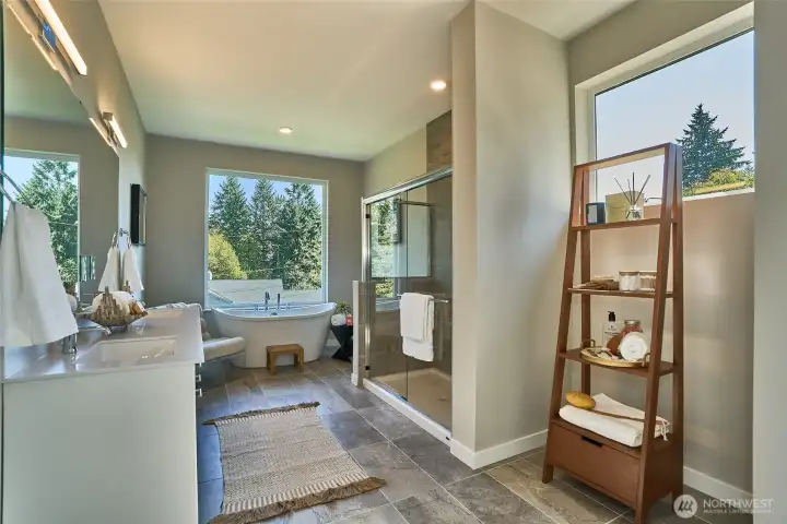 This photo is of the model home.