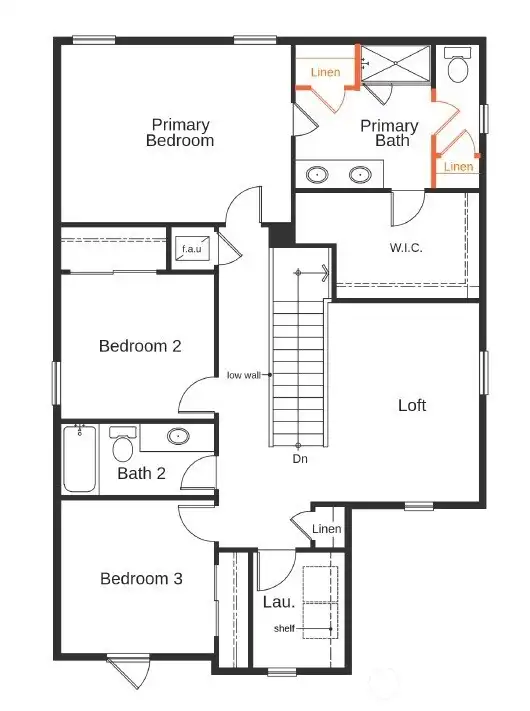 Image of layout, not actual home