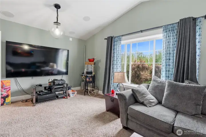 Private Media & Theater Room  Experience movie nights at home in the impressive 14x18 media room featuring premium surround sound, custom accent walls, and true theater ambiance.